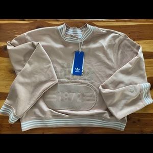 Adidas crop sweatshirt